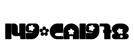 149-CAI978 Font Image