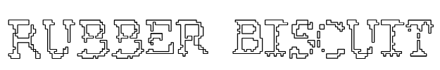 Rubber Biscuit Font Image