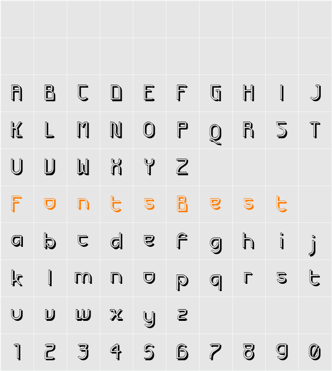Futurex Deco Character Map