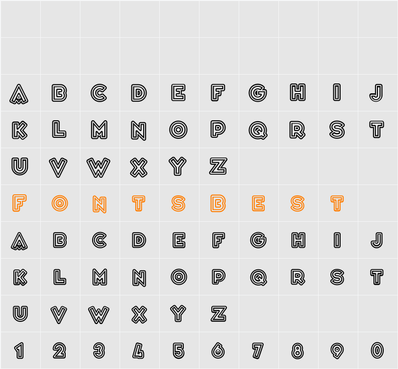 Varieté Cascadeur Character Map