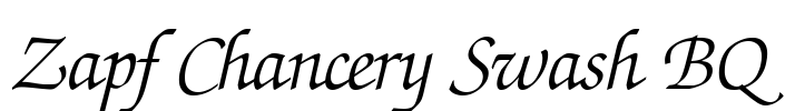 Zapf Chancery Swash BQ