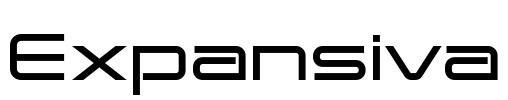 Expansiva Font Image