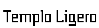 Templo Ligero Font Image