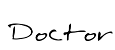 Doctor Font Image