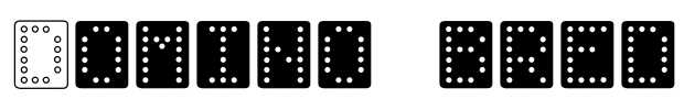 Domino bred Font Image
