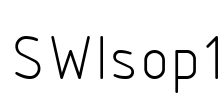 SWIsop1 Font Image