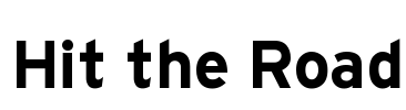 Hit the Road Font Image