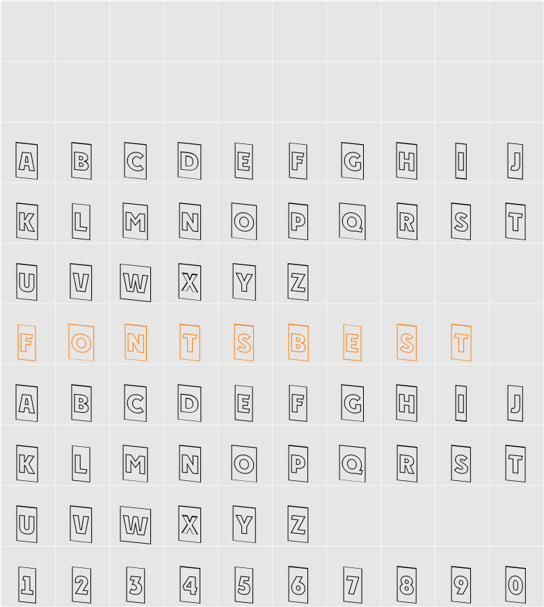 a_PlakatCmOtlDn Character Map