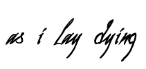 as i lay dying