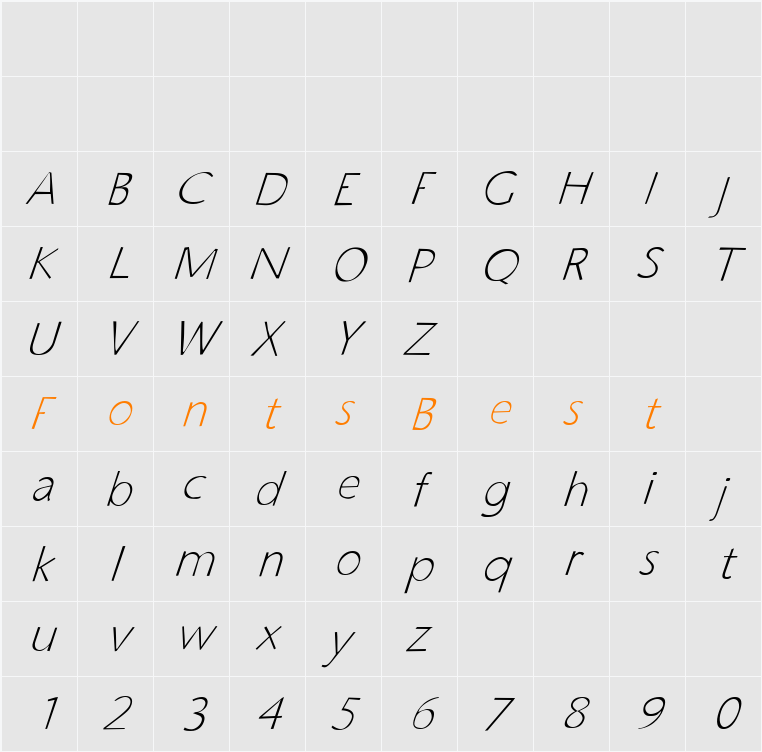 7Seconds Character Map