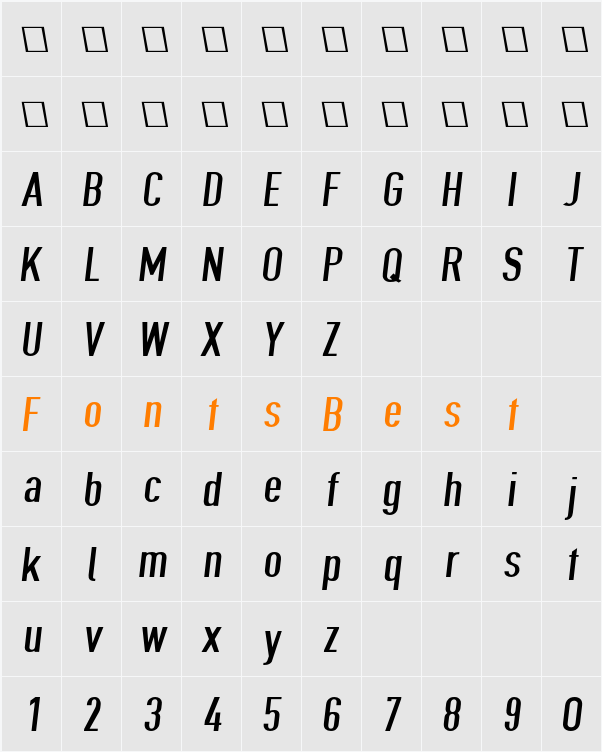 Give A Hoot Character Map