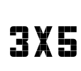 3x5