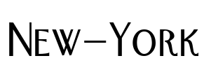 New-York Font Image