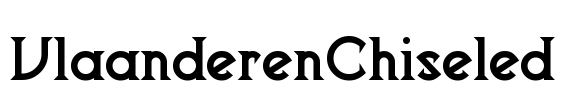 VlaanderenChiseled Font Image