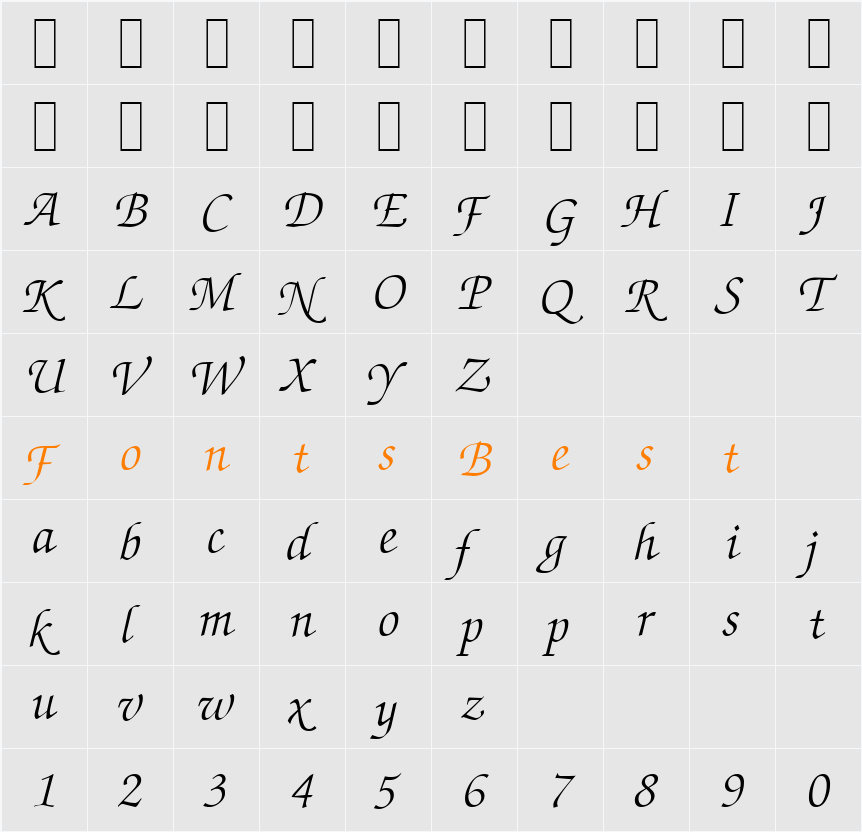 MC Chancellor Light Character Map