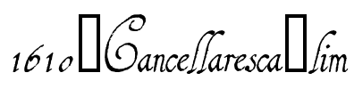1610_Cancellaresca_lim Font Image