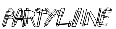 partyline Font Image