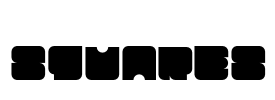 Squares Font Image