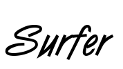 Surfer Font Image