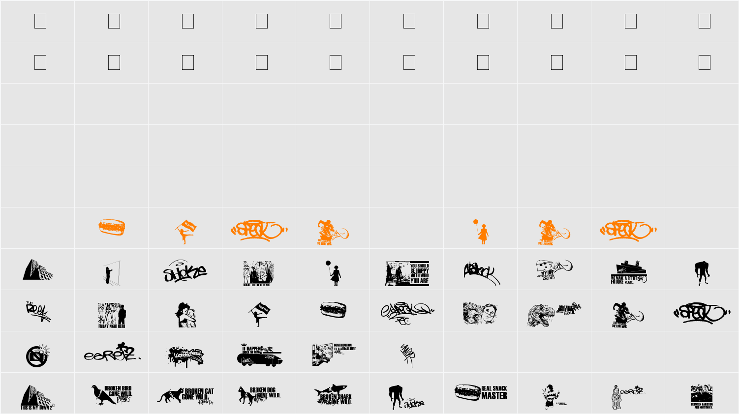 This Is My Town 2 Character Map