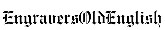 EngraversOldEnglish