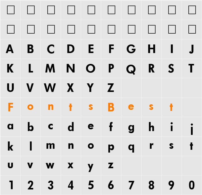 FunctionTwoHeavy Character Map