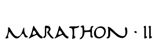 Marathon II Font Image