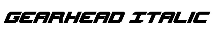 Gearhead Italic