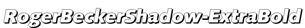 RogerBeckerShadow-ExtraBold