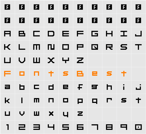 Other F Character Map
