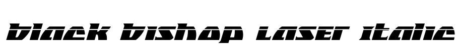 Black Bishop Laser Italic