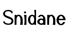Snidane Font Image