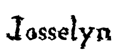Josselyn