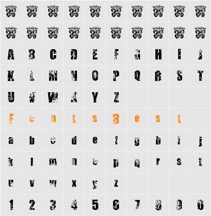 Thirsty for Souls Character Map