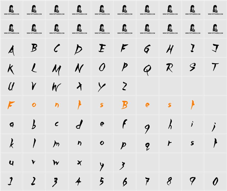 Slowed Down Character Map