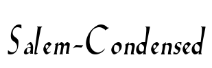 Salem-Condensed Font Image