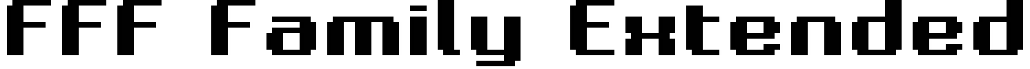 FFF Family Extended Font Image