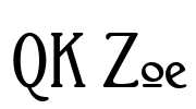 QK Zoe Font Image