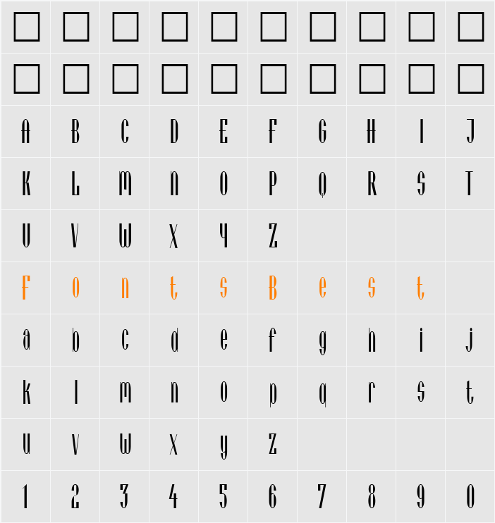 Vienese Character Map