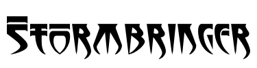 Stormbringer Font Image