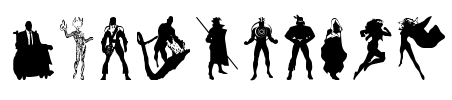 X-Fighters Font Image