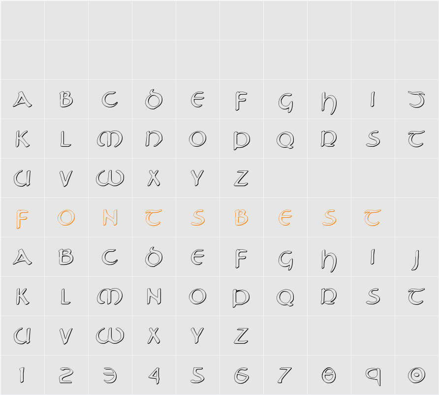 Tristram Shadow Character Map