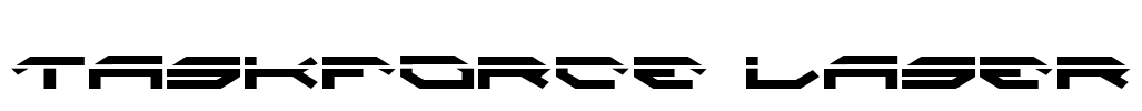 Taskforce Laser Font Image