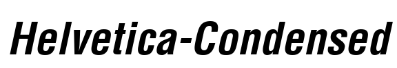 Helvetica-Condensed
