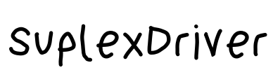 SuplexDriver Font Image
