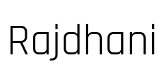 Rajdhani Font Image