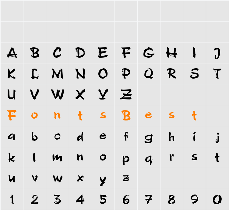 ft34 Character Map