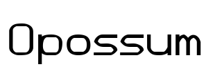 Opossum Font Image