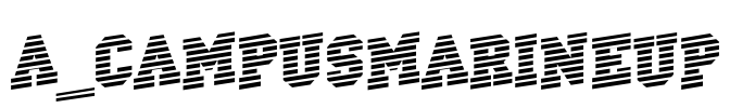 a_CampusMarineUp Font Image