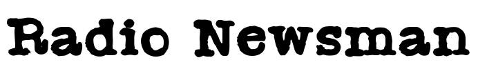 Radio Newsman Font Image